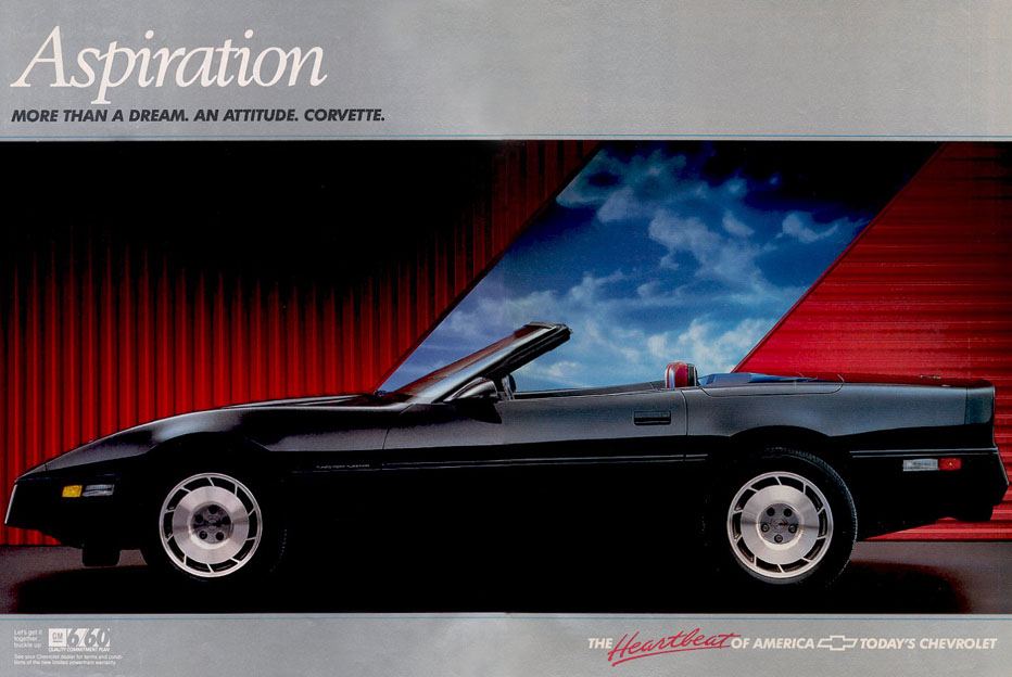 1987 Chevrolet Corvette Advertising